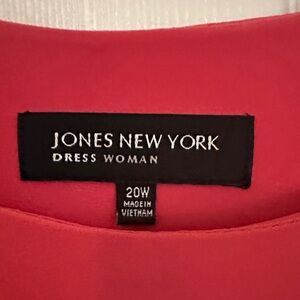 Jones New York Vibrant Coral/Orange Dress